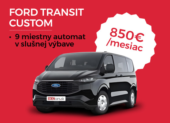 Transit Custom 9miest 2.0diesel, AUTOMAT 2000km
